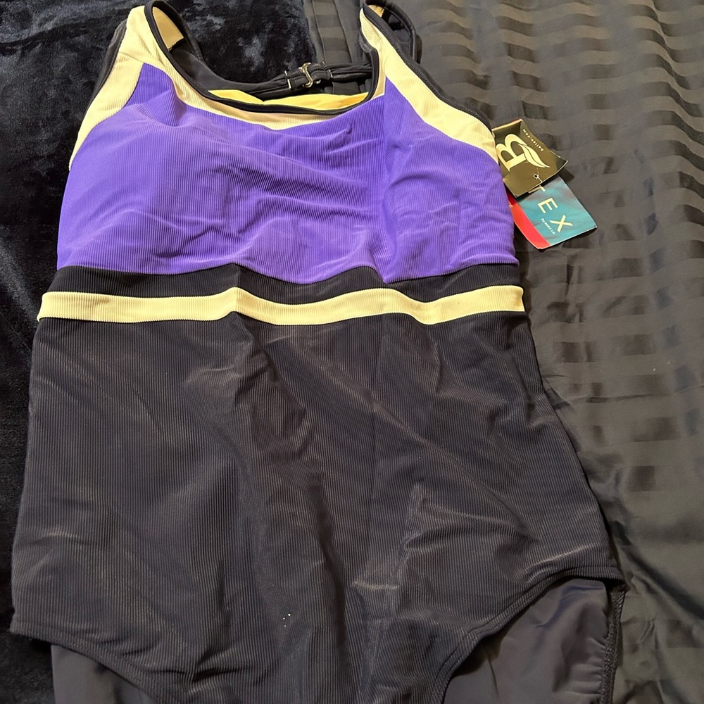 NWT Size 22W Baltex one piece women swimsuit